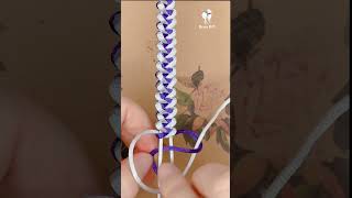 How to Tie an Easy Knot Pattern #shorts #paracordknots #maramepattern#diyprojects