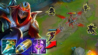 Zed but I stole LL Stylish's "Solo Queue Stomp" build (HIGHEST BURST)