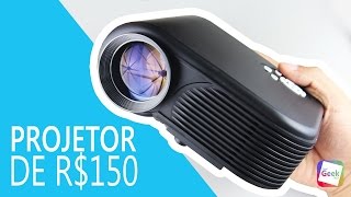 Análise do Projetor da Gearbest que custa apenas R$150 - Funciona mesmo!