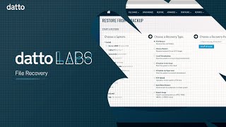 Datto Labs - File Recovery