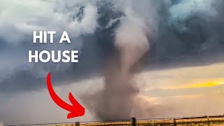 Texas Twister Hits A House Right In Front Of Me