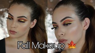 FALL MAKEUP LOOK with GOLD LINER | ILIANASVANITY