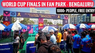 ICC World Cup Finals | Fan Park experience |  INDvsAUS match