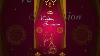 Wedding invitation templates ||