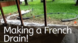 How to Make a French Drain