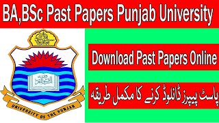 Solved Past Papers Punjab University Ba, BSc