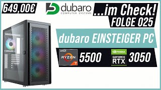 AUCH für Einsteiger KEINE gute Wahl! 😑 | dubaro Gaming PC Ryzen 5500 + RTX3050 | ...im Check #025