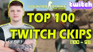 ТОП 100 КЛИПОВ S1MPLE С ТВИЧА 100 - 91