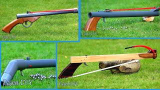 4 Slingshot Designs With PVC Trigger