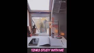 STUDY WITH ME/12HRS/LET'S STUDY TOGETHER