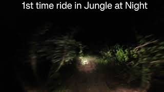 1st Time Bike Ride in Jungle at Night | Harbamon Vlogs |