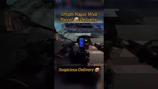 Suspicious Delivery 💀 #shorts #viral #trending #rider #motovlog #shortvideo #viralshots #explore