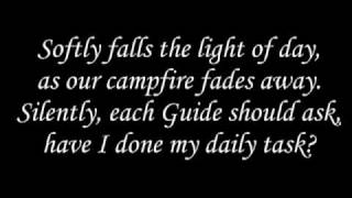 Softly Falls the Light of Day Lyrics.mpg