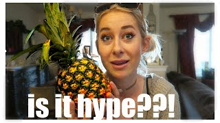 CAN YOU PULL APART PINEAPPLE+ Trader Joe’s Haul and Taste Test?!