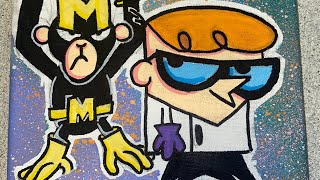 *Dexter and money* speed art canvas