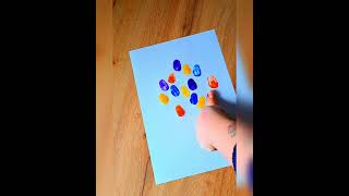 Повітряні кульки Малювання пальчиками #ideas #fypyoutube #creative #diy #fypシ #painting #drawing