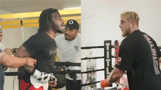 Jake Paul Vs Hasim Rahman Jr 2 years ago in the gym