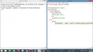 Tutorial #9 Find Leap Years [PYTHON] Code