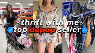 THRIFT WITH ME | FULL TIME TOP DEPOP SELLER 🍒💌✨