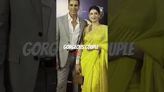 Mr and Mrs khiladi Akshay Kumar and twinkle Khanna at go nani go movie premier #akshaykumar