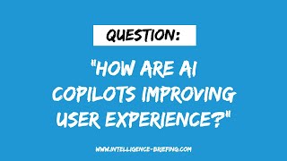 How Are AI Copilots Improving User Experience? (Guest: T. Scott Clendaniel)