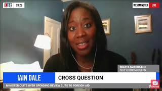 Miatta Fahnbulleh on the Windrush scandal, Iain Dale Cross Question