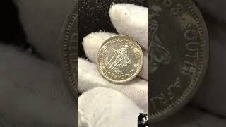 World Coin: 1963, 10 Cents South Africa