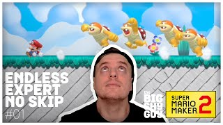 ENDLESS EXPERT NO SKIP - Super Mario Maker 2 [PART 01]