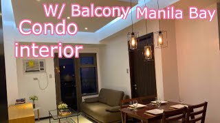 HOTEL CONDO INTERIOR 1 BEDROOM WITH BALCONY MANILA BAY