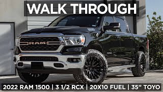 2022 Ram 1500 | 3.5" Rough Country, 20x10 Fuel, 35" Toyo | Walk Through |