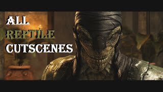 Mortal Kombat X ALL REPTILE Character Cutscenes Story Mode (Steven Blum) MKX