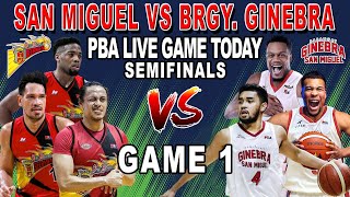 BRGY. GINEBRA vs SAN MIGUEL! GAME 1 Semifinals - Live Full Game Today - October 9, 2024 - 2k24