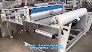 JL-FD1800 Automatic Disposable Beauty Bed Sheet Hole Punching & Rolling Machine