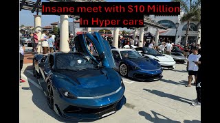 Hyper cars shut dow car meet