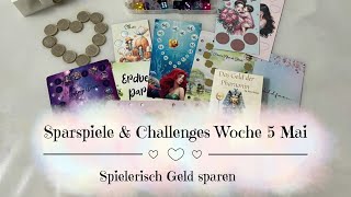 🦋Sparspiele & Challenges Woche 5 Mai | Sparen mit der Umschlagmethode 🦋