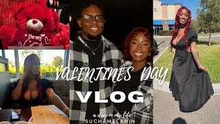 VALENTINE’S DAY VLOG 💌 | grwm, new hair, fair + more