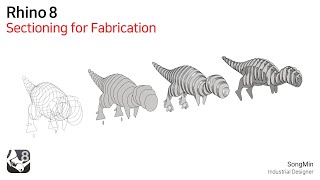 Rhino 8 기능 소개 - 제작을 위한 단면 처리 Sectioning for Fabrication