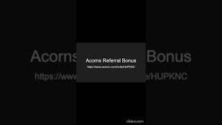 Acorns Referral Bonus #shorts