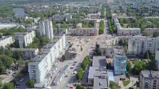 Novomoskovsk aerial view. Новомосковск с высоты птичьего полета.