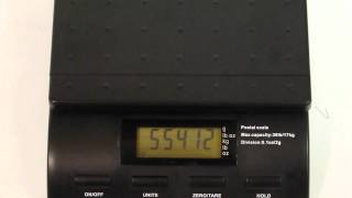 SC-36lb Postal Scale-Calibration