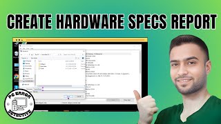 How to Create Hardware Specs Report Windows 10