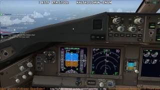 [FSX] PMDG 777F | Vienna (LOWW) to Oslo (ENGM) Part 3