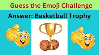 Can you Guess the Emoji | Emoji Quiz Guess challenge