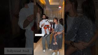 #nehadhupia husband Irritate with PAPS Neha snapped with full her children an husband