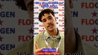 Braian Araújo (19), Student, Mining Engineering,UFOP, Brazil Impressions on FLOGEN SIPS2023 (Part 2)