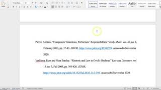 Annotated Bibliography Notes 1