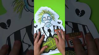 Opening BEETLEJUICE 💚 BLIND BAG⬛️ PAPER DIY🟢 #beetlejuice #paperdiy #blindbag