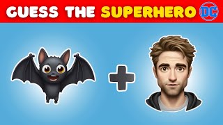 Can You Guess The Superhero by Emojis? | 🦇💥🦸‍♂️ DC Superhero Emoji Quiz🌟🔍🦇😄