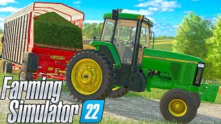 Haylage Begins In The Hills || Farming Simulator 22