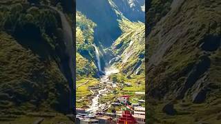 Badrinath#uttarakhand#waterfall#badrinathdham#badrinathtemple#badrinathdhamyatra